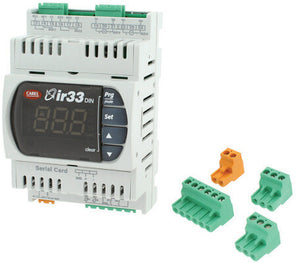 Universeel regelaar DN33B7HR20 115-230Vac ingangsignaal NTC,PTC,PT1000 met 1x AO 0-10V + 1x DO DIN-rail montage
