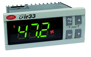 Universeel regelaar IR33W7HR20 115-230 Vac geschikt voor NTC, PTC of Pt1000 voelers met 2 relaisuitgangen, paneelmontage, excl. voelers