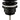 UniMatch clickwaste afvoerplug 5/4" mat zwart
