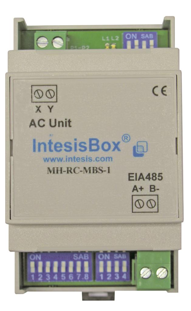 Interface INMBSMHI001R000 met Modbus RTU protocol (RS485 netwerk)