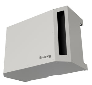 Airco omkasting Brockx S muurmontage hoog wit incl. anti-recirculatieplaat 960x540x690 mm (bxdxh)