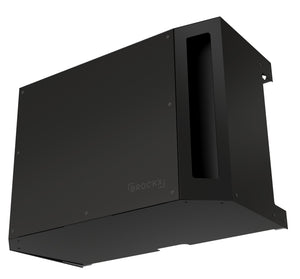 Airco omkasting Brockx S muurmontage hoog zwart incl. anti-recirculatieplaat 960x540x690 mm (bxdxh)