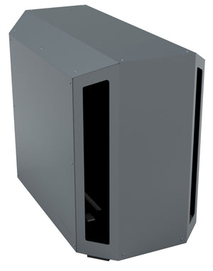 Airco omkasting Brockx S vrijstaand antraciet incl. anti-recirculatieplaat 960x540x690 mm (bxdxh)