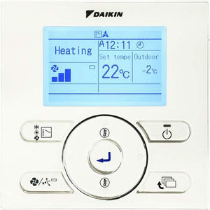 Daikin bediening bedraad (met tekst interface en back-light)