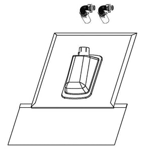 Daikin Altherma dakpan aansluiting rood