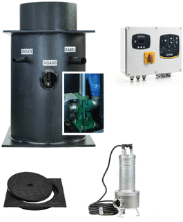 DAB Pompput PE 814 Waterpompunit (vuilwater/regen)