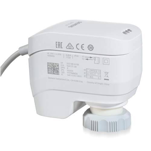 Siemens servomotor 24VAC 3-punts met 1,5 m kabel