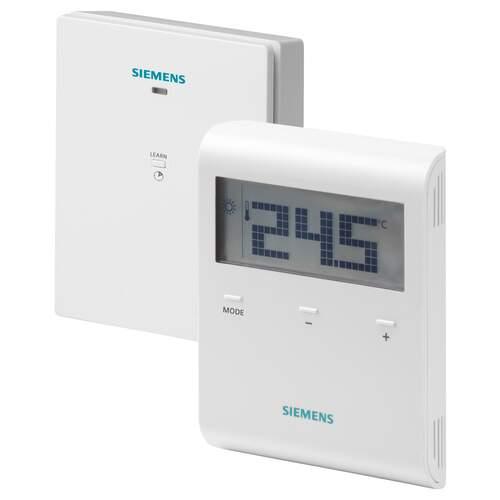 Siemens RDD100.1RFS draadloze ruimtethermostaat digitaal