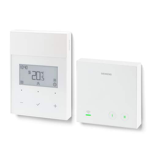 Siemens RDL211RF.ST klokthermostaat verwarmen & koelen draadloos batterij