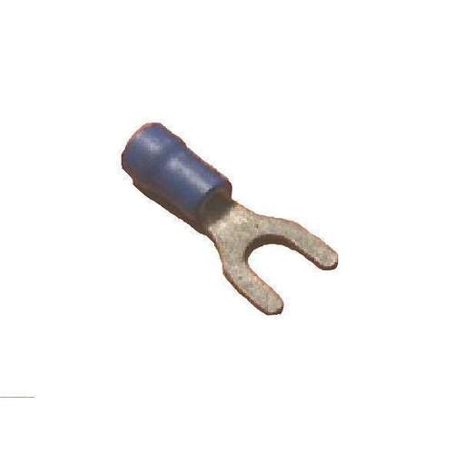 Klemko kabelschoen 100 stuks vork m4 blauw 2,5 mm PA A 2540 GS