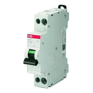 ABB System Pro M Compact installatieautomaat B karakteristiek 16A 2p 1 beveiligd incl. nul 1TE