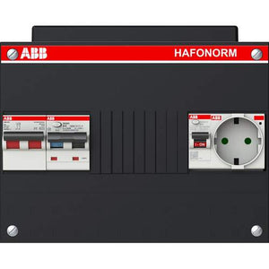 ABB Hafonorm 1-fase zonneverdeler 1HS 40A 2P 1PV RCBO B16 2P 300mA 1 RCBO B16 A 2P 30mA 1 wcd