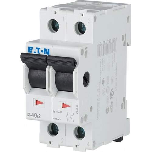 Eaton hoofdschakelaar is-40/2-40a 2p 2te