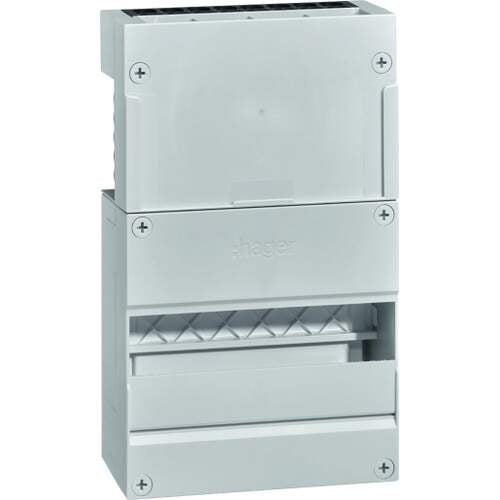 Hager Vision verdeelkast leeg opbouwverdeler IP30 PVC 12 module