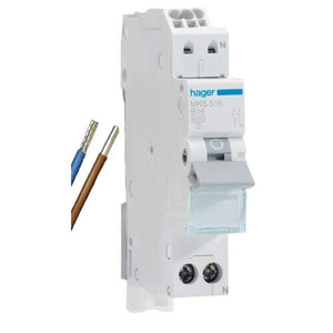 Hager Vision installatieautomaat 16A 2p 1TE