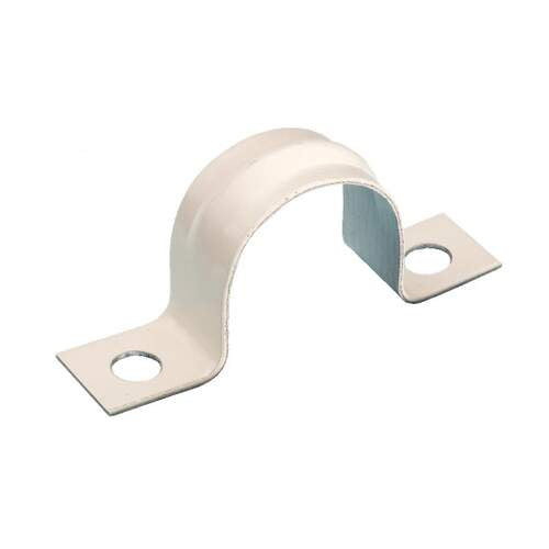Universal saddle 15-16 mm metal white