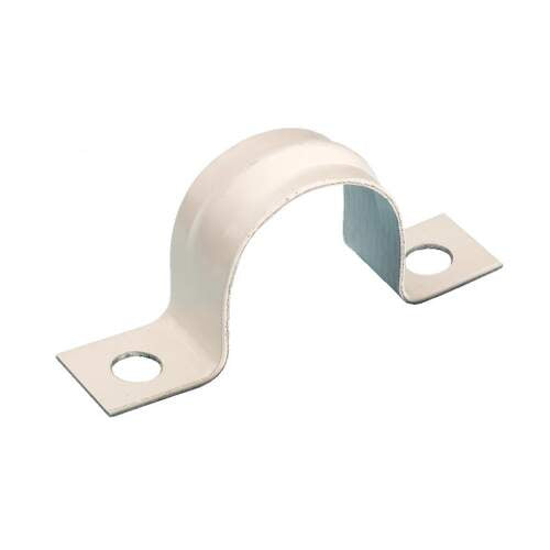Universeel zadel 19-20 mm metaal wit