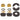 Ovus aansl.set 15 mm tbv koper en CV buis+mat zwarte rozetten