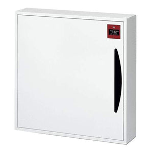 Ajax Varigrip haspelkast 790x790 x185 mm met meldervak 87x87 mm links scharnierend RAL9010