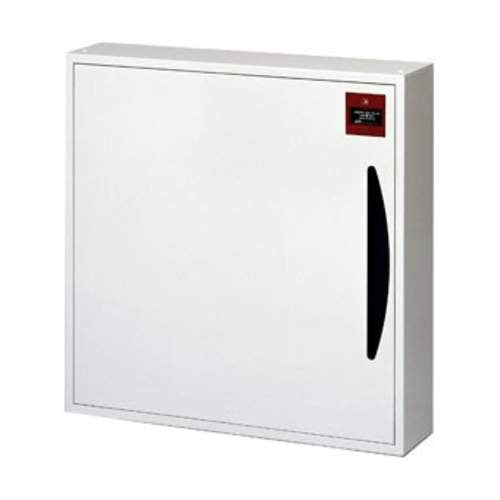 Ajax Varigrip haspelkast 790x790x185 mm met meldervak 87x87 mm rechts scharnierend RAL9010
