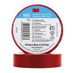 3M isolatietape rood 19 mm x 20 m