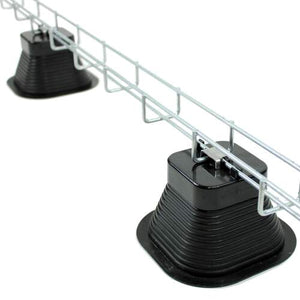 Conduct RoofSupport Home complete set draadgoot 30 x 35 mm EZ Plus l=3 m incl. daksteunen