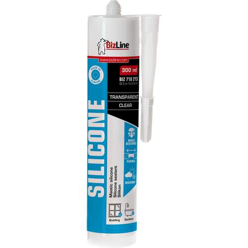 Bizline siliconenkit 300 ml transparant