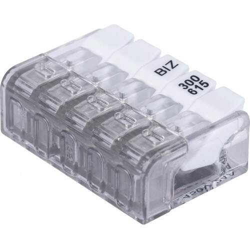 Bizline verbindingsklem Biz'Wing mini 5 x 2,5 mm transparant (50 stuks)