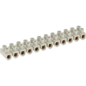Bizline kroonklemstrook 6 mm2 wit polypropyleen