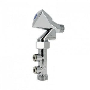 Keerklep EA WF DN20 M/Wartel 3/4" Chroom+Beluchterkraan Aftap&Controle