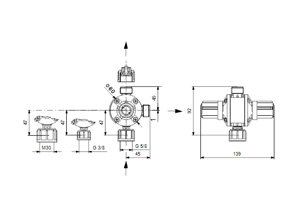MFV-G5/8-10 PVC/E U2