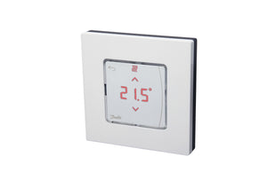 Service onderdeel Icon draadloze thermostaat met vloersen.