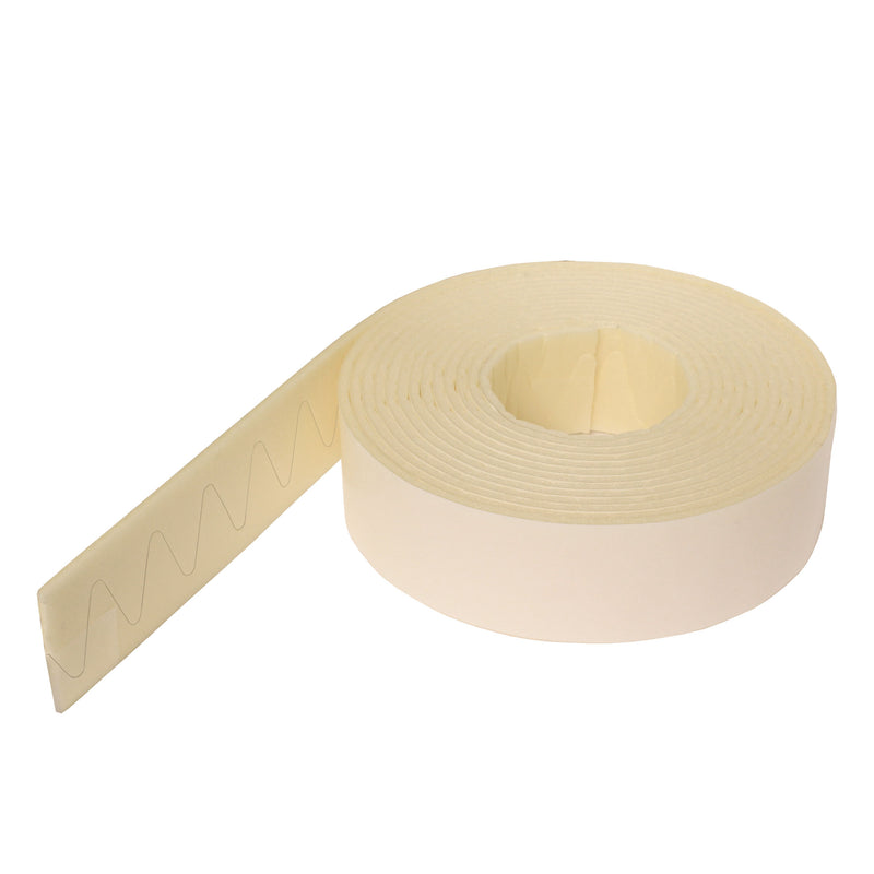 Zick-Zack montageband 4500x40x3 mm 2 st., wit, PE