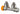 Multilux V Eclipse, haaks, Rp½"/G¾", afsluiterset