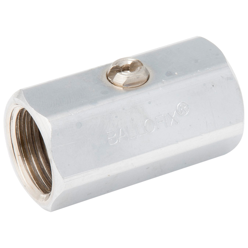 Broen Ballofix minikogelkraan zonder hendel FF G1/2" Cr