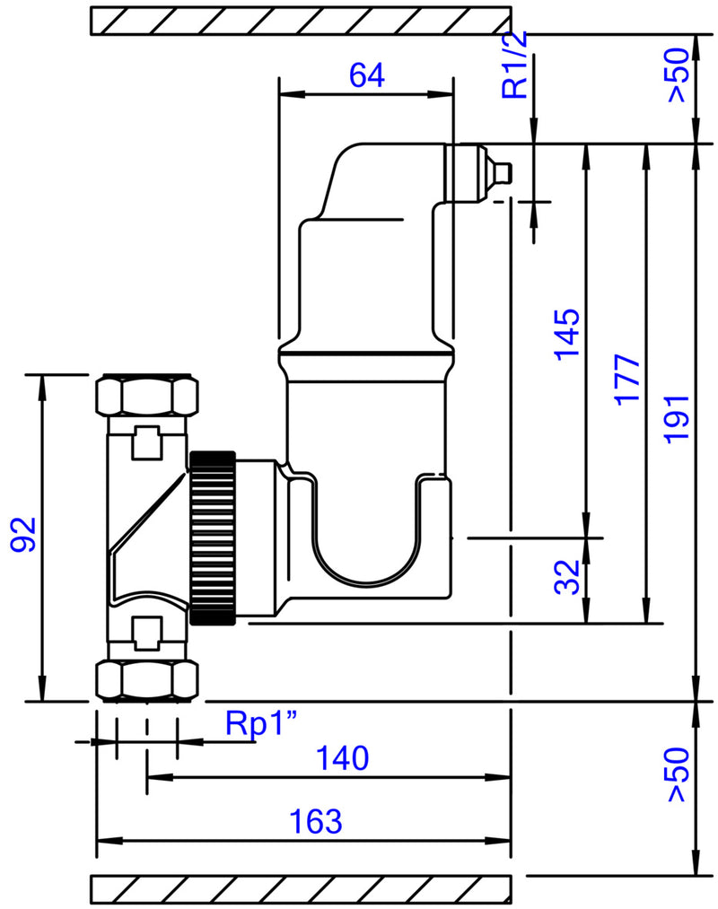 SpiroVent RV2 -1" -Uni