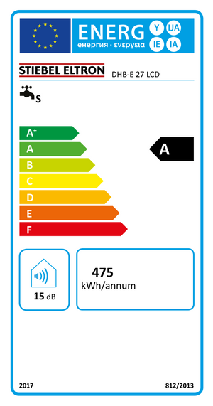 STIEBEL ELTRON Comfort-doorstromer, DHB-E 27 LCD/27 kW/400 V