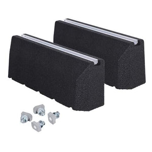 AircoBase verhoogde opstellingsbalk recycled 600 mm rubberen dempers incl. bevestiging M8 x 40 mm (set a 2 stuks)