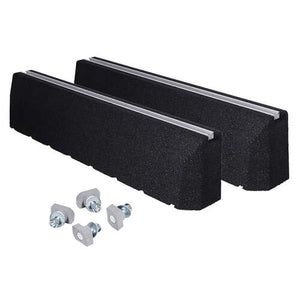 AircoBase raised beam, recycled, 1000 mm rubber dampers, including M8 x 40 mm mounting brackets (set of 2)