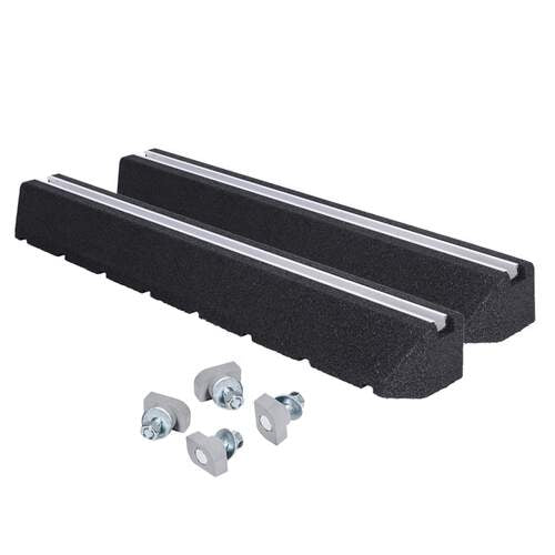 AircoBase installation beam recycled 1000 mm rubber dampers incl. mounting M8 x 40 mm (set of 2)