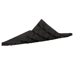 AircoBase anti-tril tegel van recycled rubber 500 x 500 x 25 mm