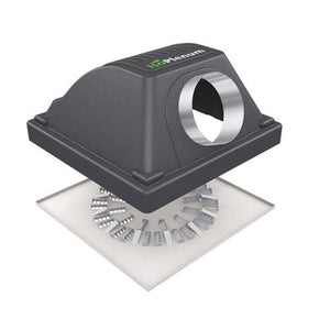 IsoPlenum 600/200 mm + wervelrooster SDB-600