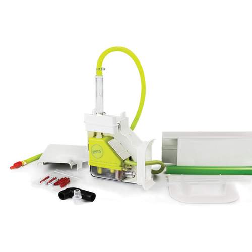 Aspen Mini Lime Silent+ condensate pump with Slimline pipe channel system, White