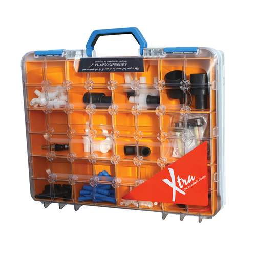 Aspen Xtra range case with accessories for condensate drainage