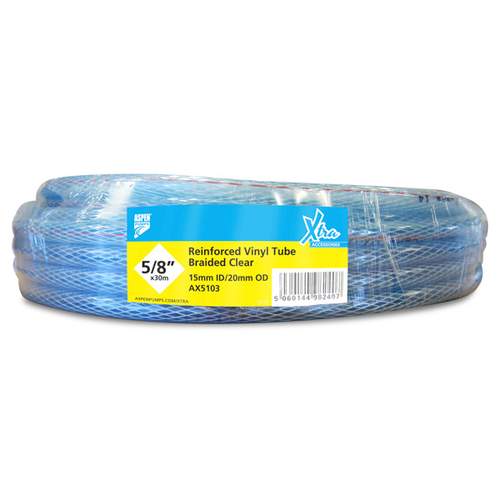 Aspen Xtra condensslang PVC transparant versterkt 3/8" (ID 10 x 14 mm) (rol van 30 m)