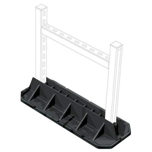 Big Foot Multi-foot small 400 incl. anti-trilmat (per 4 stuks verpakt)