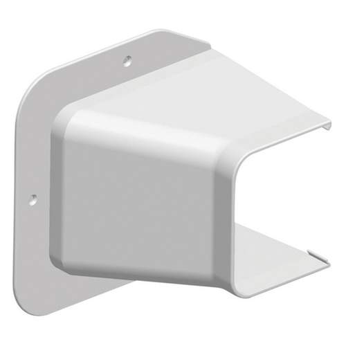 Canalplast plafond/wand eindstuk VG90 Zuiverwit RAL9010