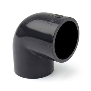 Universeel PVC druk knie 90° Ø40 mm