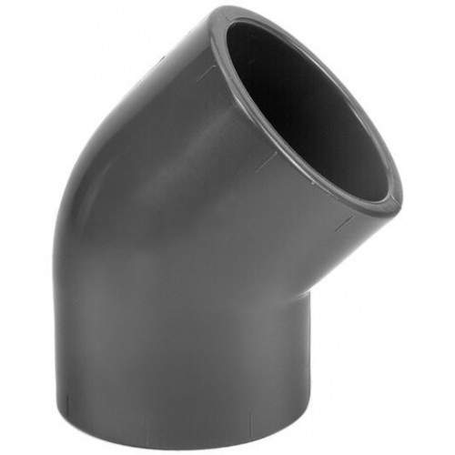 Universeel PVC druk bocht 45° Ø32 mm
