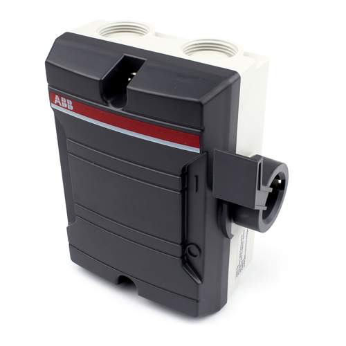 ABB 4-pole 25A IP65 (M25) work switch without cable glands